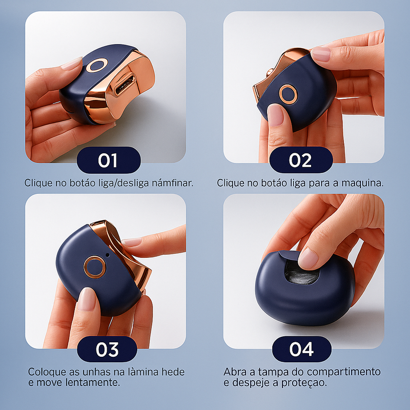 Cortador de Unhas Elétrico PremiumCare™