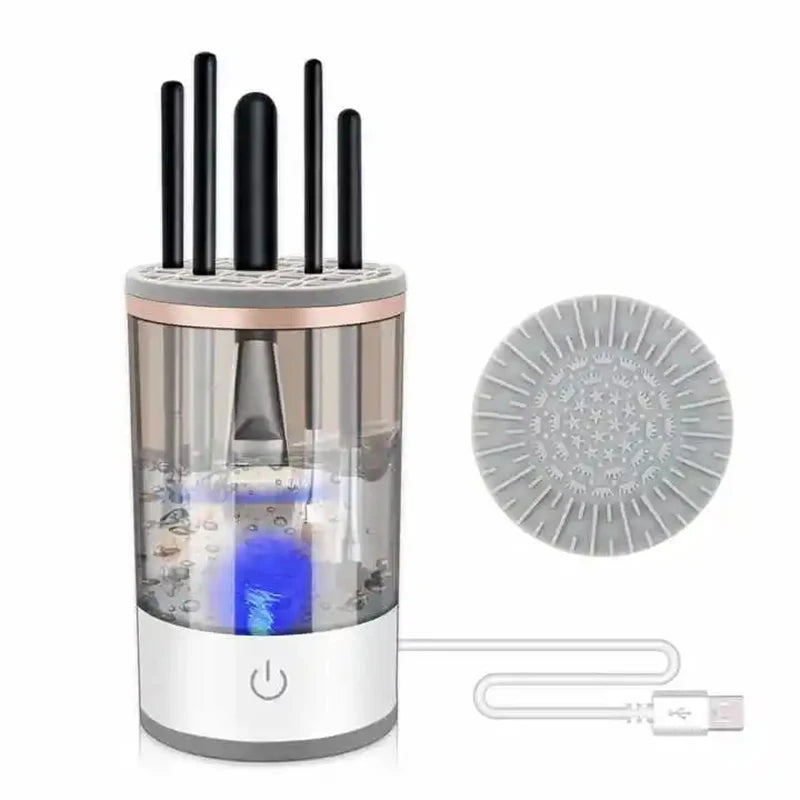 CleanPro™ – Limpador Automático de Pincéis de Maquiagem