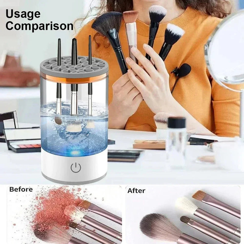 Limpador Automático de Pincéis de Maquiagem — USB - Zaya Femme