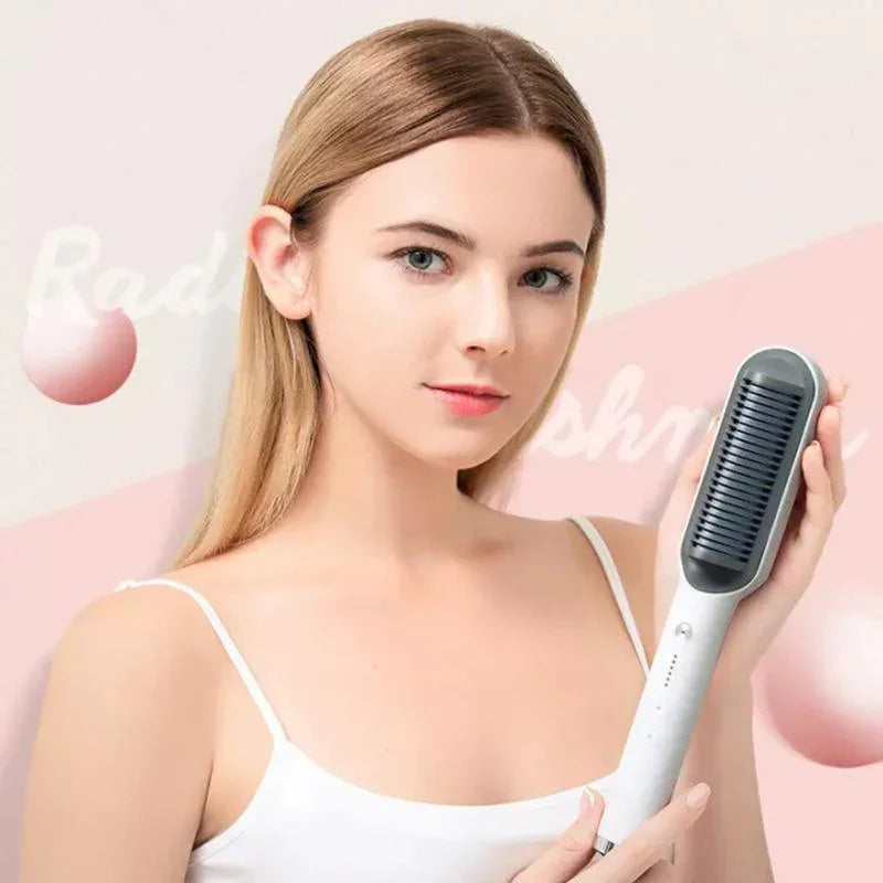 Escova Alisadora 3 em 1 - Beauty Hair - Zaya Femme