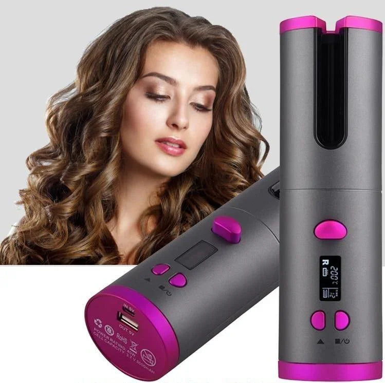 Modelador de Cachos sem fio - Auto - Curler - Zaya Femme